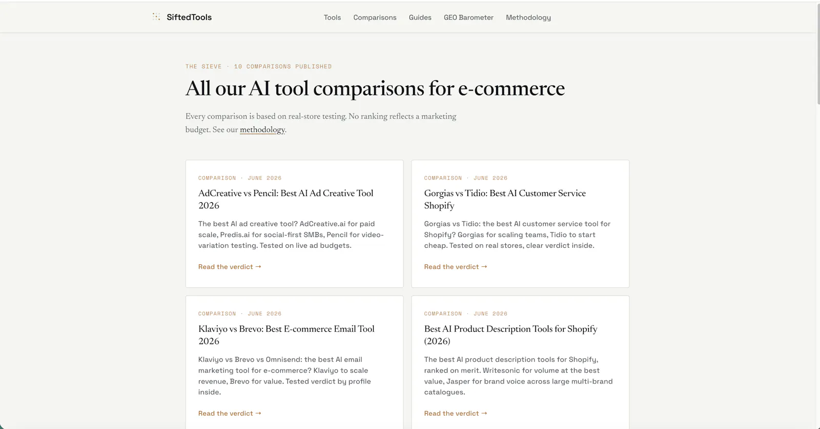 SiftedTools screenshot 1