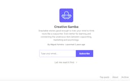 Creative Samba Copywriting Newsletter media 1