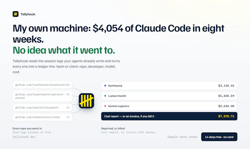 Tallyhook screenshot 1