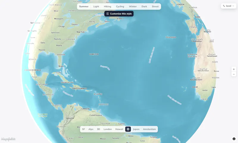 Maptoolkit.org - free vector map server screenshot 5