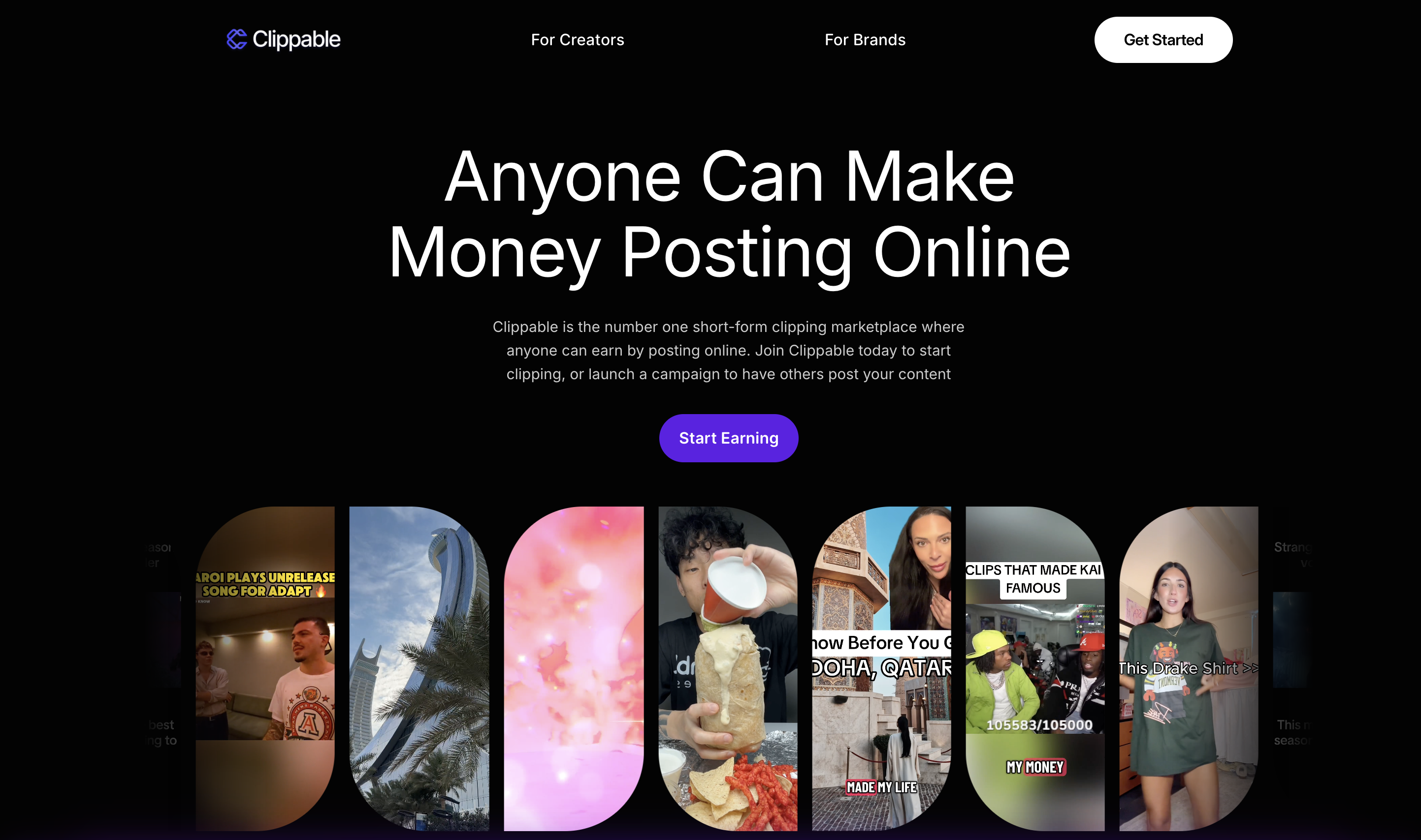 Clippable gallery image