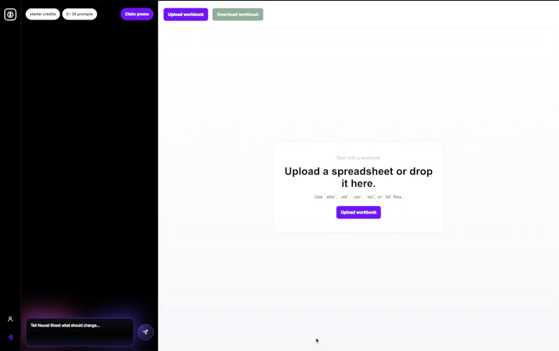 Neural Sheet screenshot 1