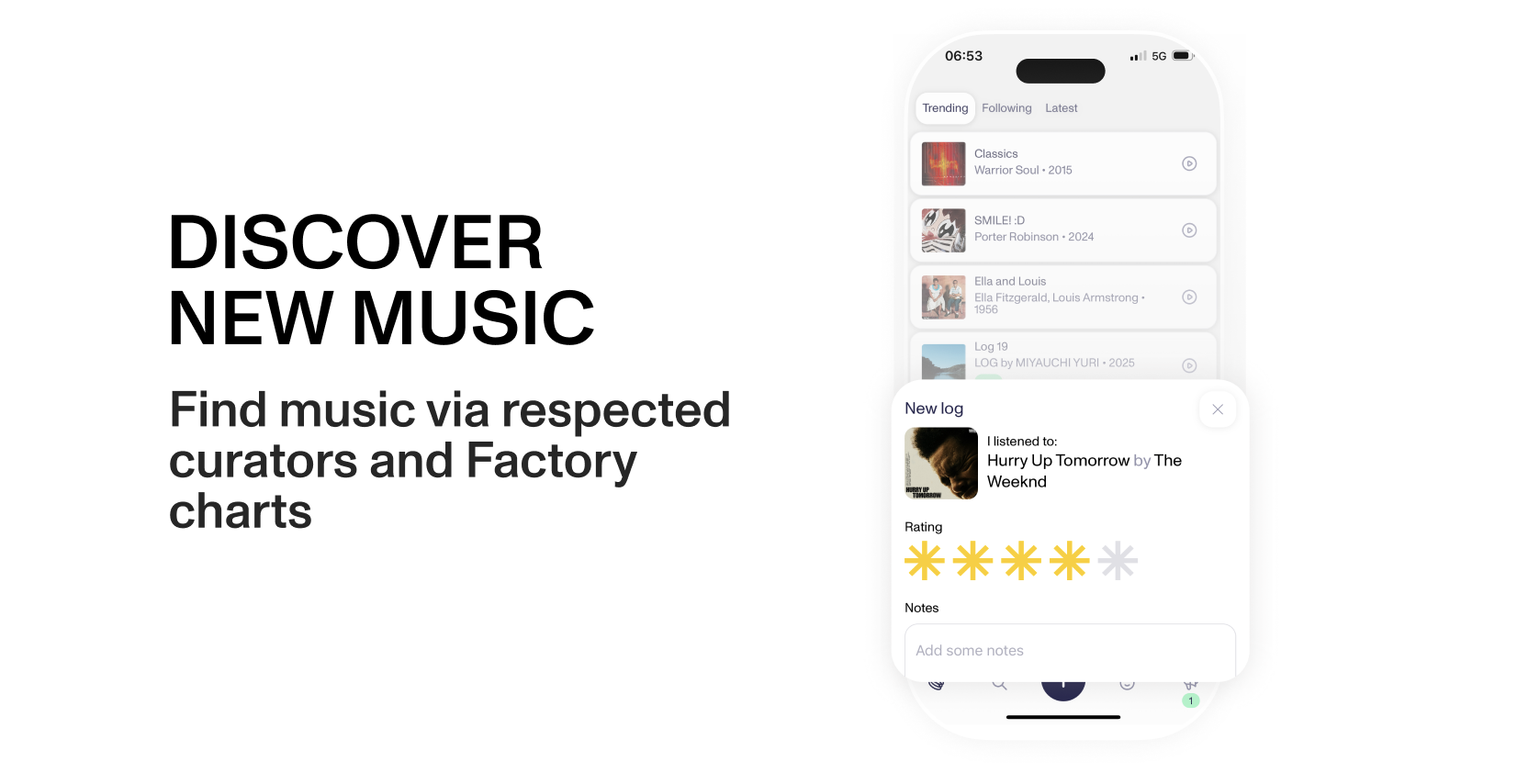 Media Factory.fm - Ứng dụng đánh giá âm nhạc 4