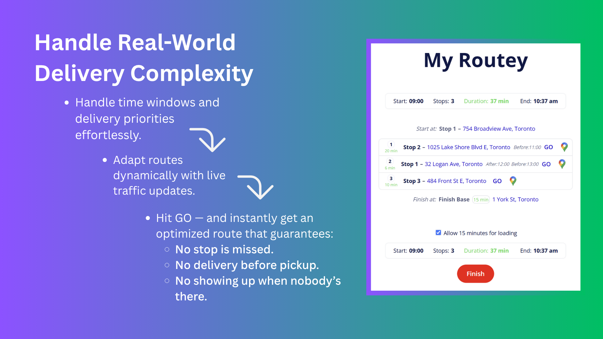Routey - Smart route optimization for complex deliveries media 6