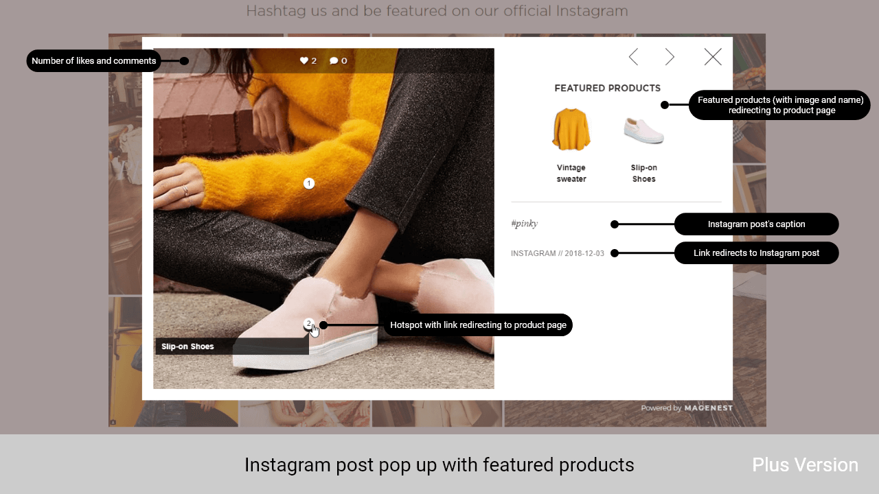 Magento Instagram Extension gallery image