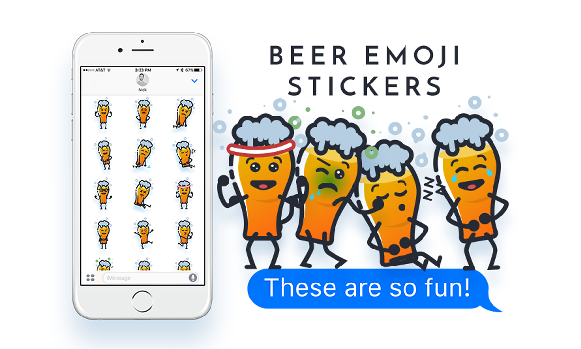 Beer Emoji Stickers (FREE) gallery image