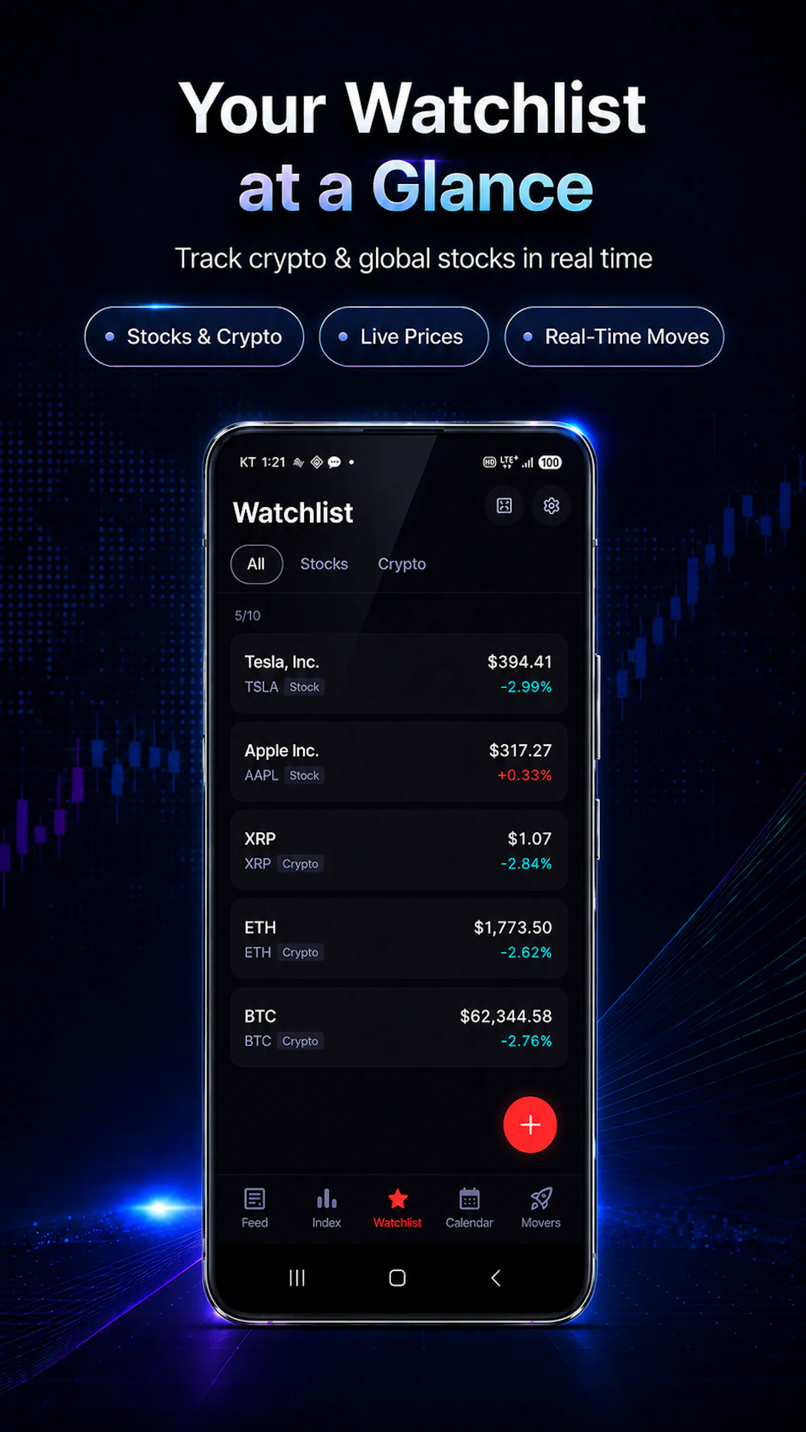 FinPick-Crypto & Stock Monitor screenshot 5