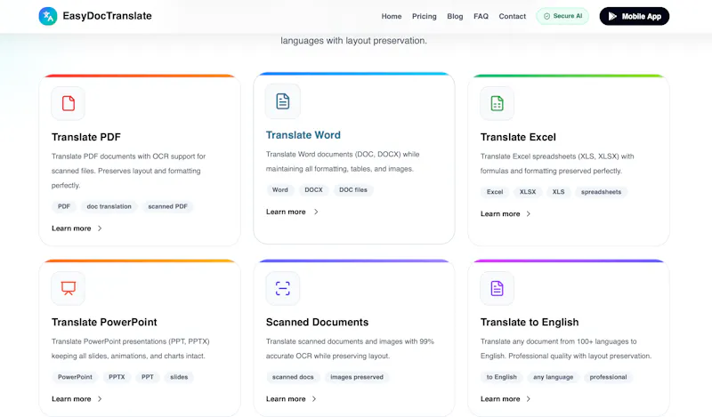 EasyDocTranslate screenshot 4
