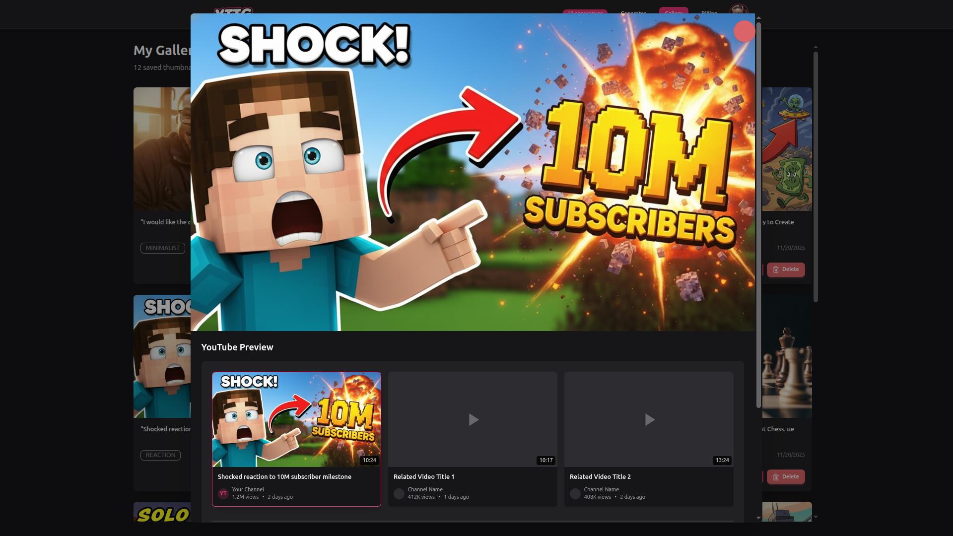 YTTG - Screenshot 4 showing product features and functionality