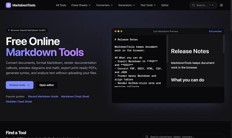 Markdown Tools screenshot 7