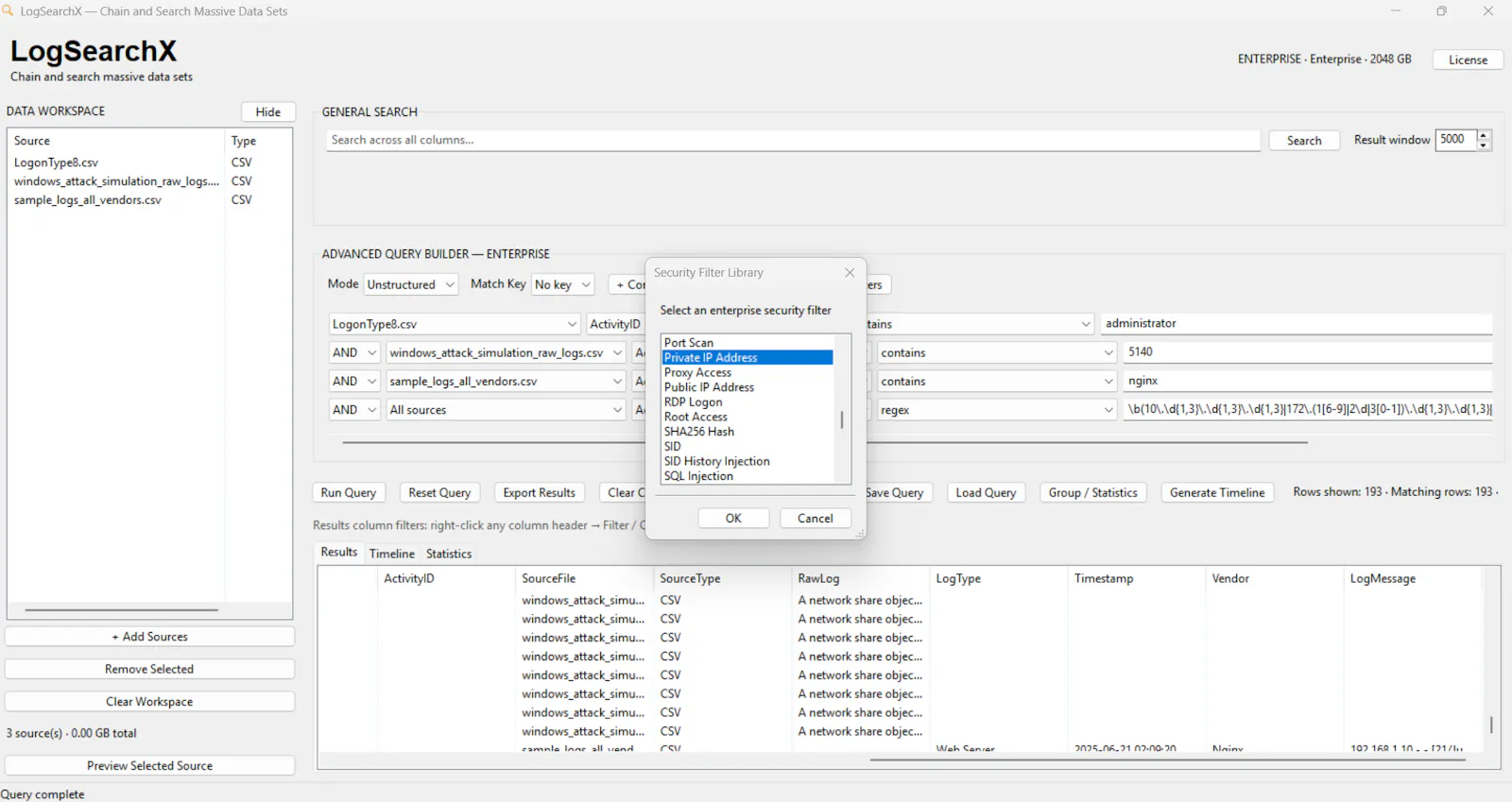LogSearchX  screenshot 8