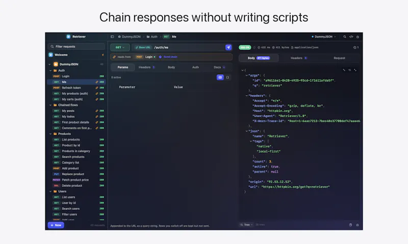 Retriever screenshot 4