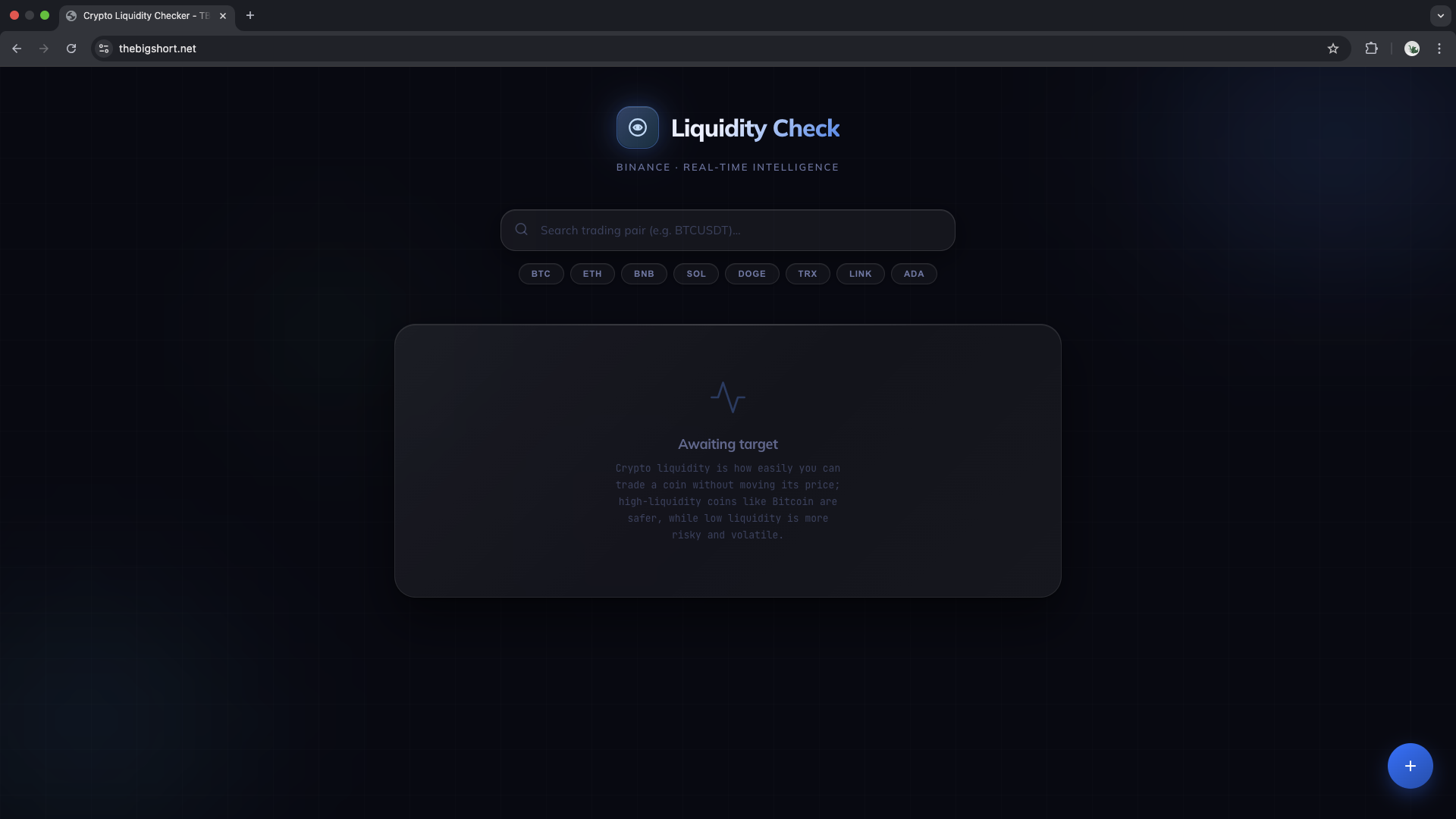 Crypto Liquidity Checker  gallery image