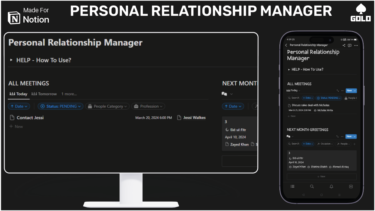 Personal Relationship Manager gallery image