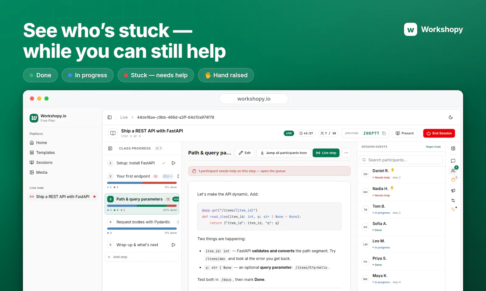 Workshopy.io screenshot 3
