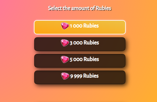 Rubies gratuiti per il gioco dell'isola di famiglia media 1