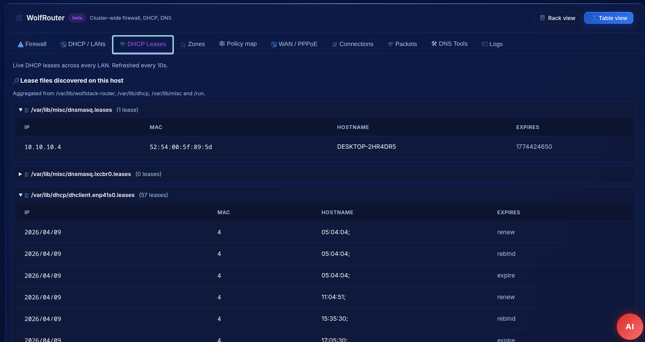 WolfStack gallery image