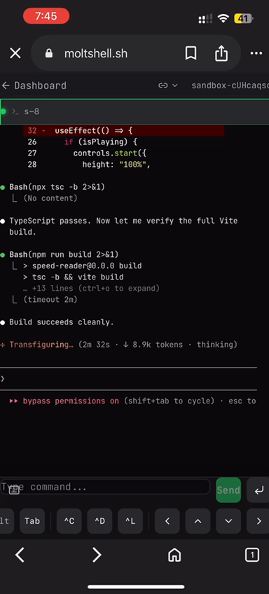 MoltShell - Screenshot 3 showing product features and functionality