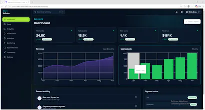 React Admin Dashboard Starter gallery image