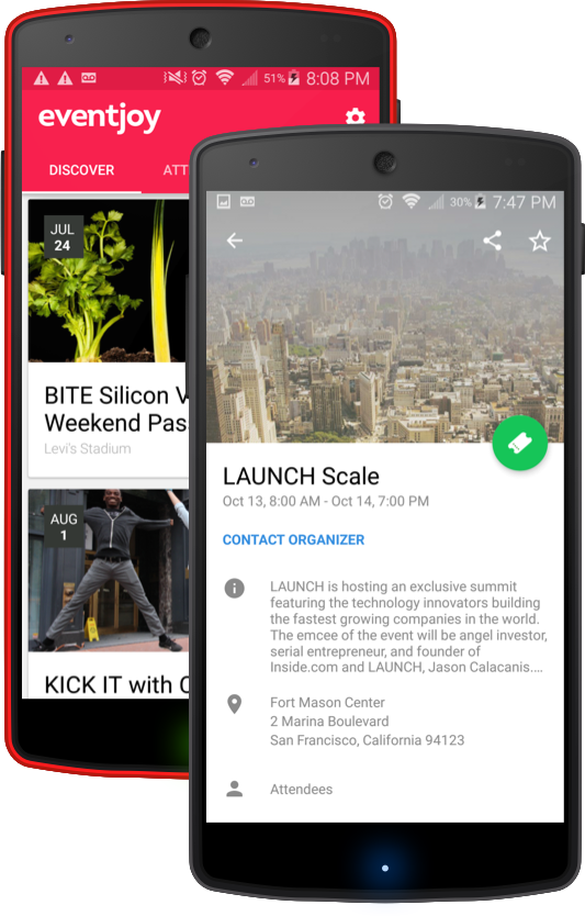 Eventjoy for Android gallery image