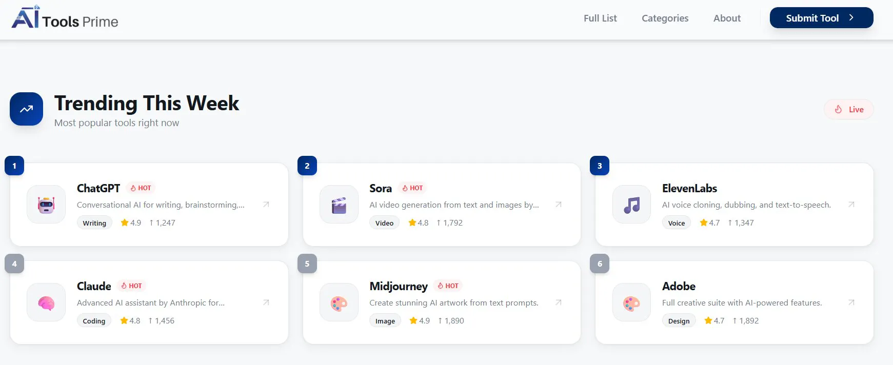 AI Tools Prime 제품 배너