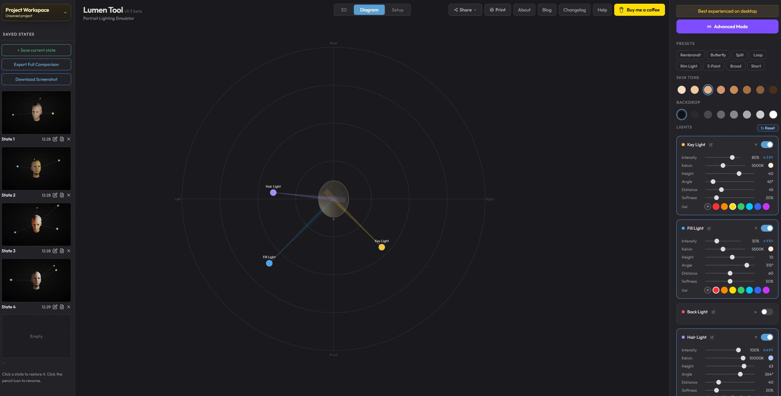 Lumen Tool screenshot 2