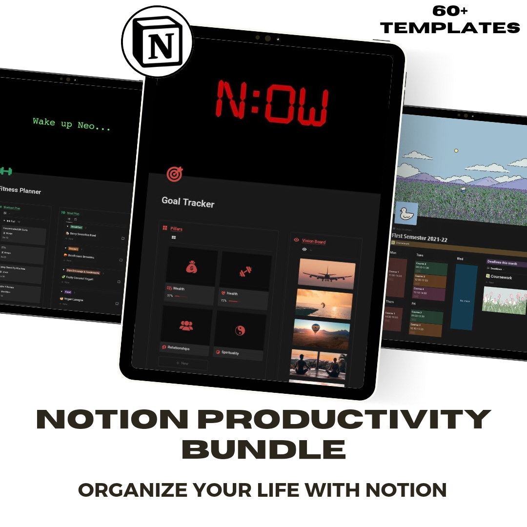 Les meilleurs modèles de productivité de notion