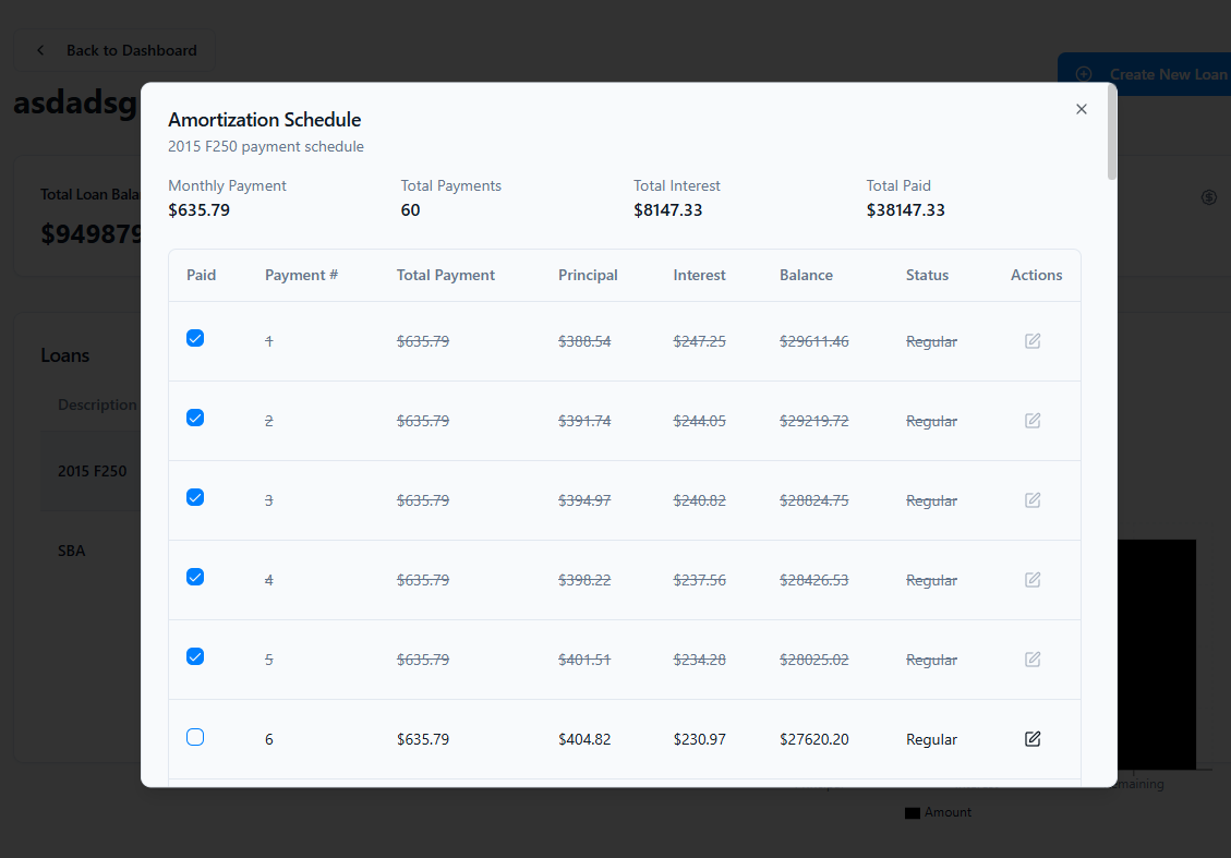 AmortizePro - Track loans and amortization schedules media 5