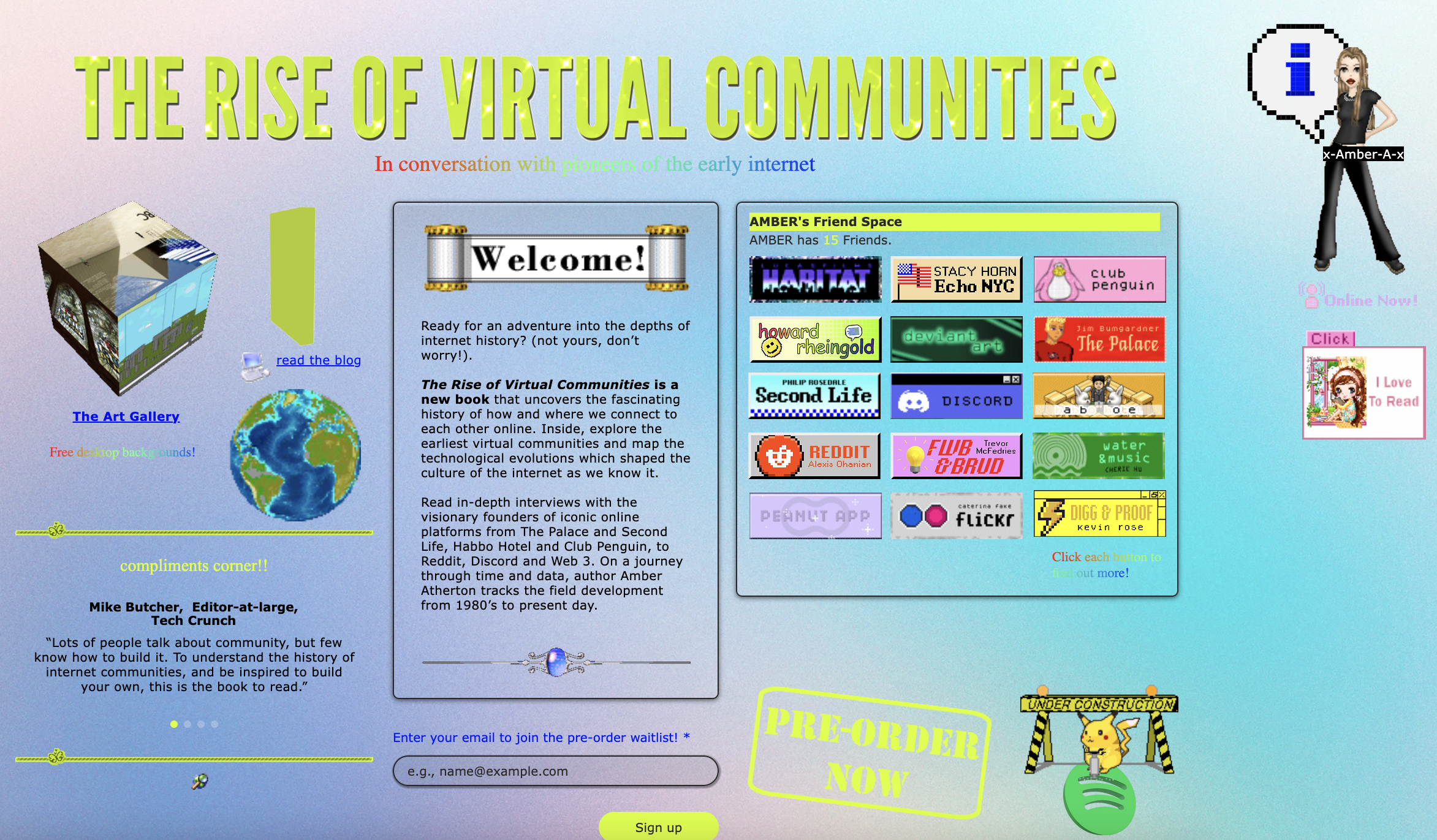 Média Réserve des communautés - Une histoire des communautés virtuelles 1