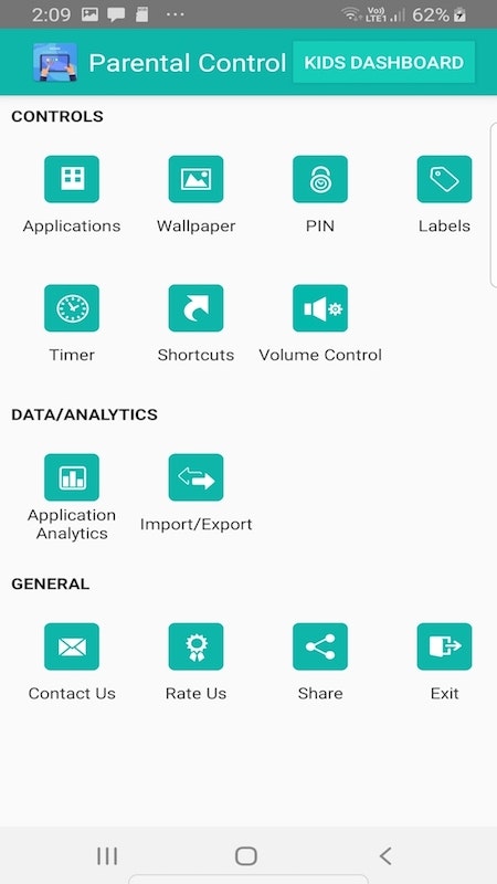 Kids Dashboard gallery image