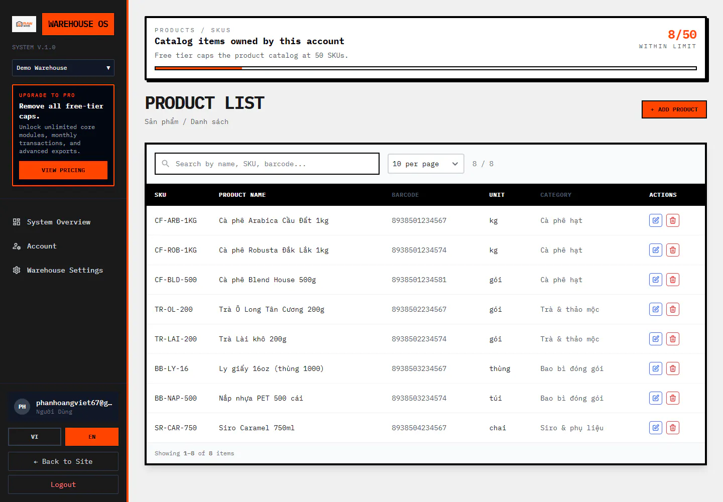 Warehouse OS gallery image