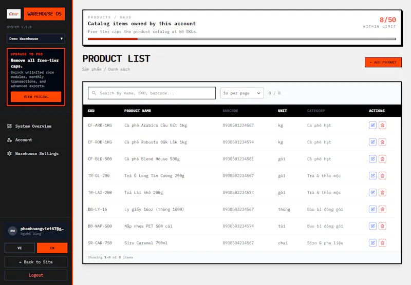 Warehouse OS screenshot 20
