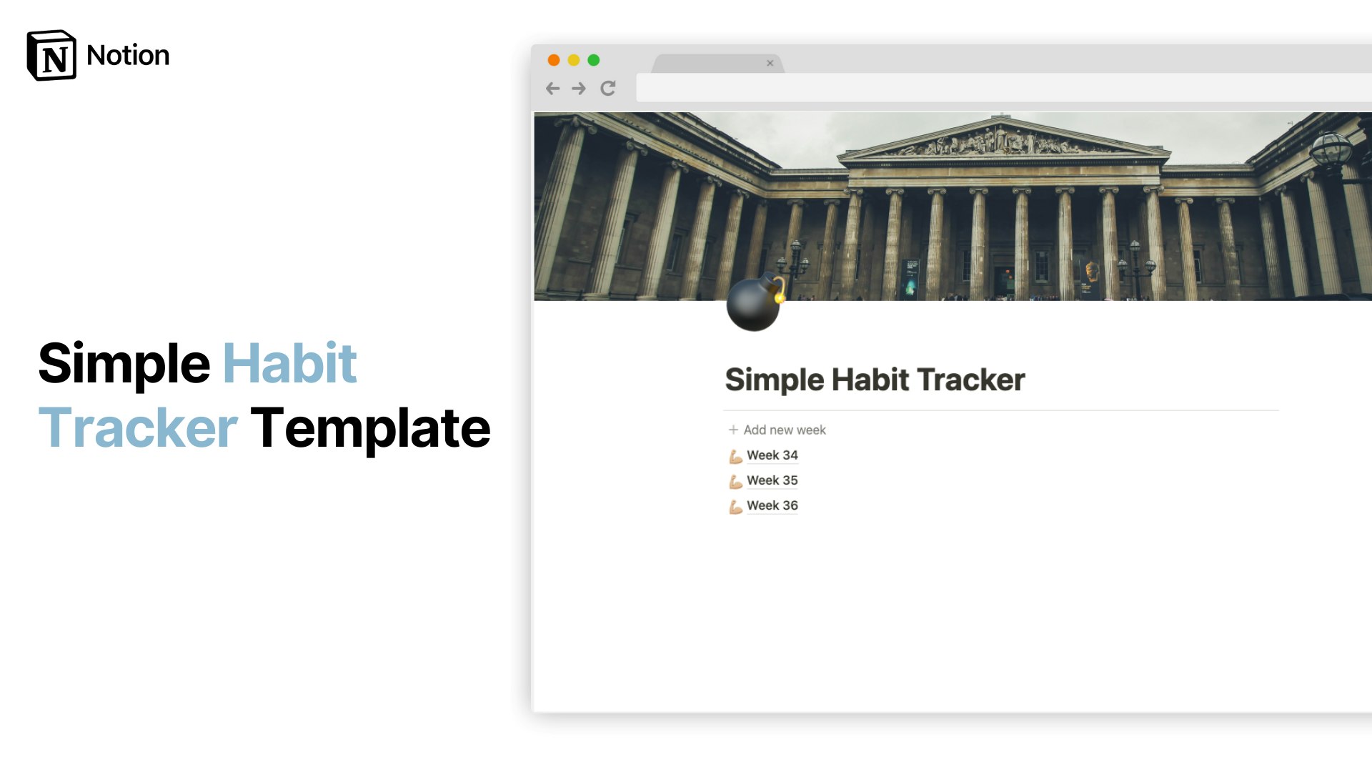 Minimalistische gewoonte tracker media 1