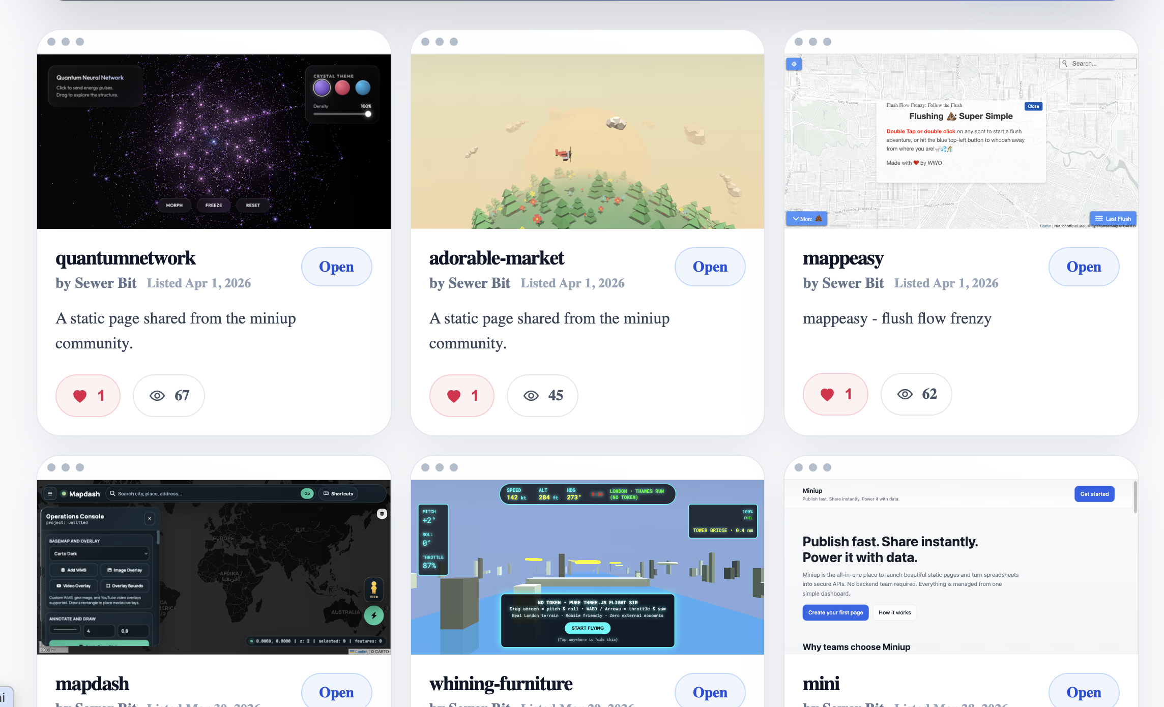 miniup.io gallery image