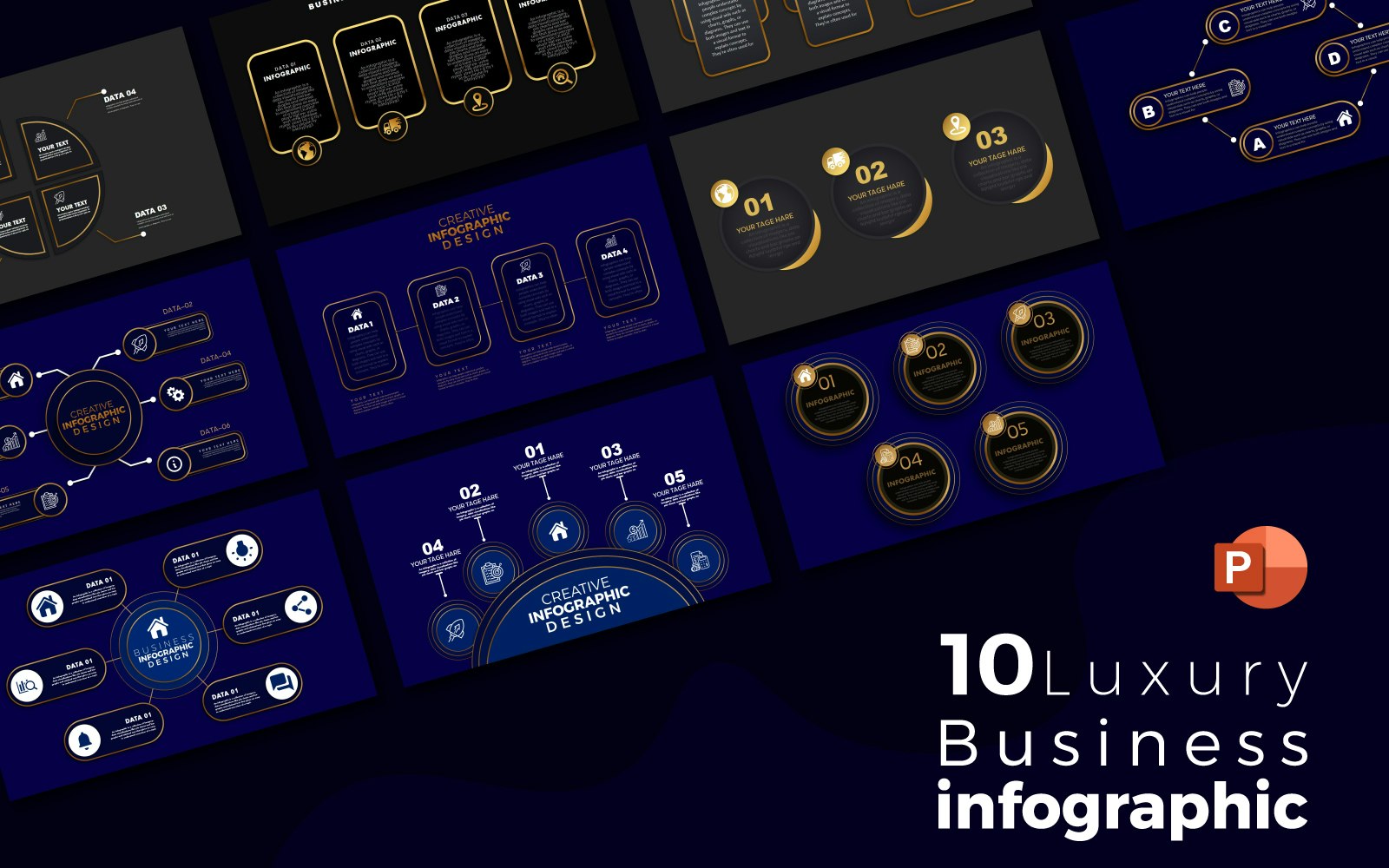 Luxury Business infographic Template