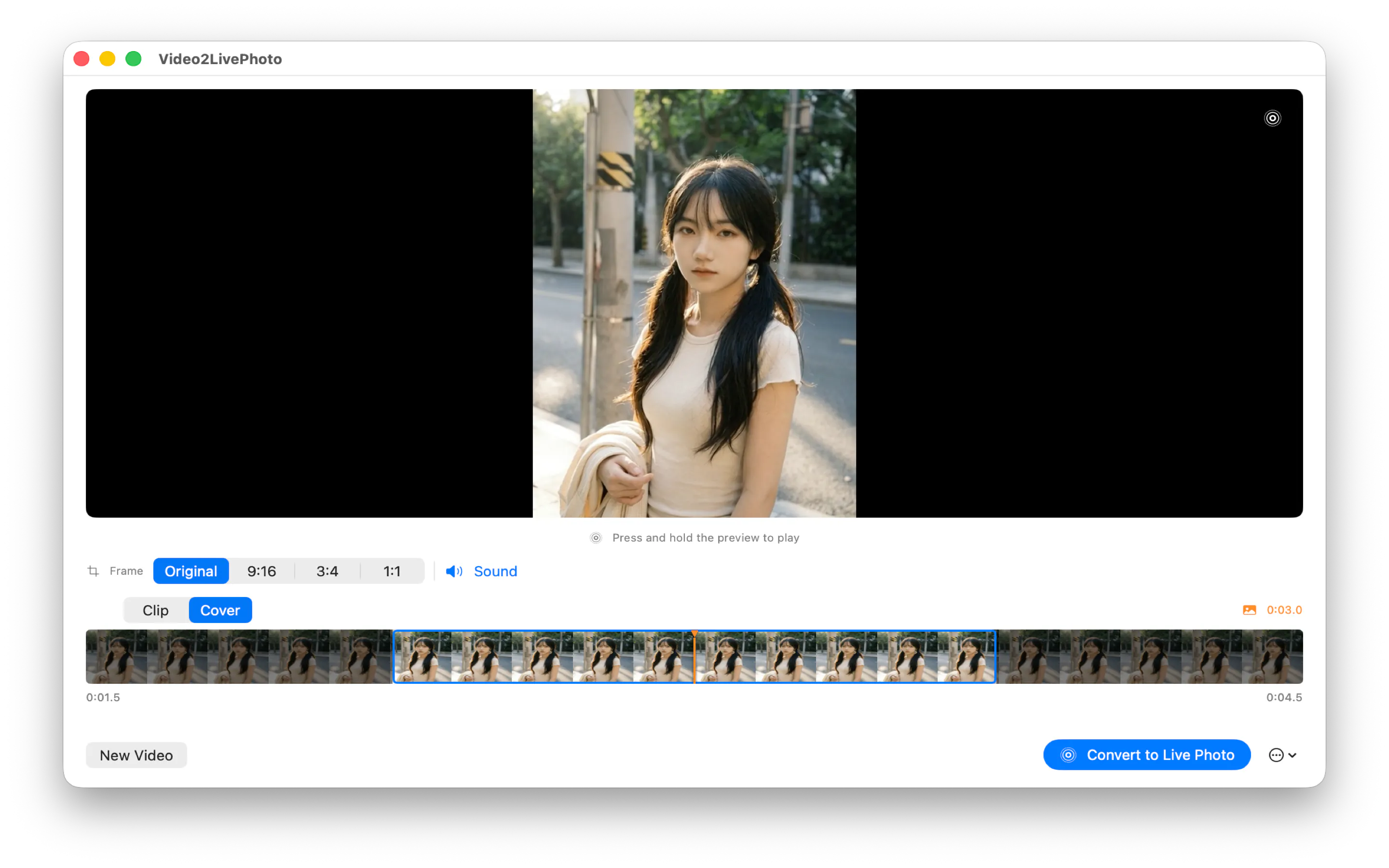Video2LivePhoto screenshot