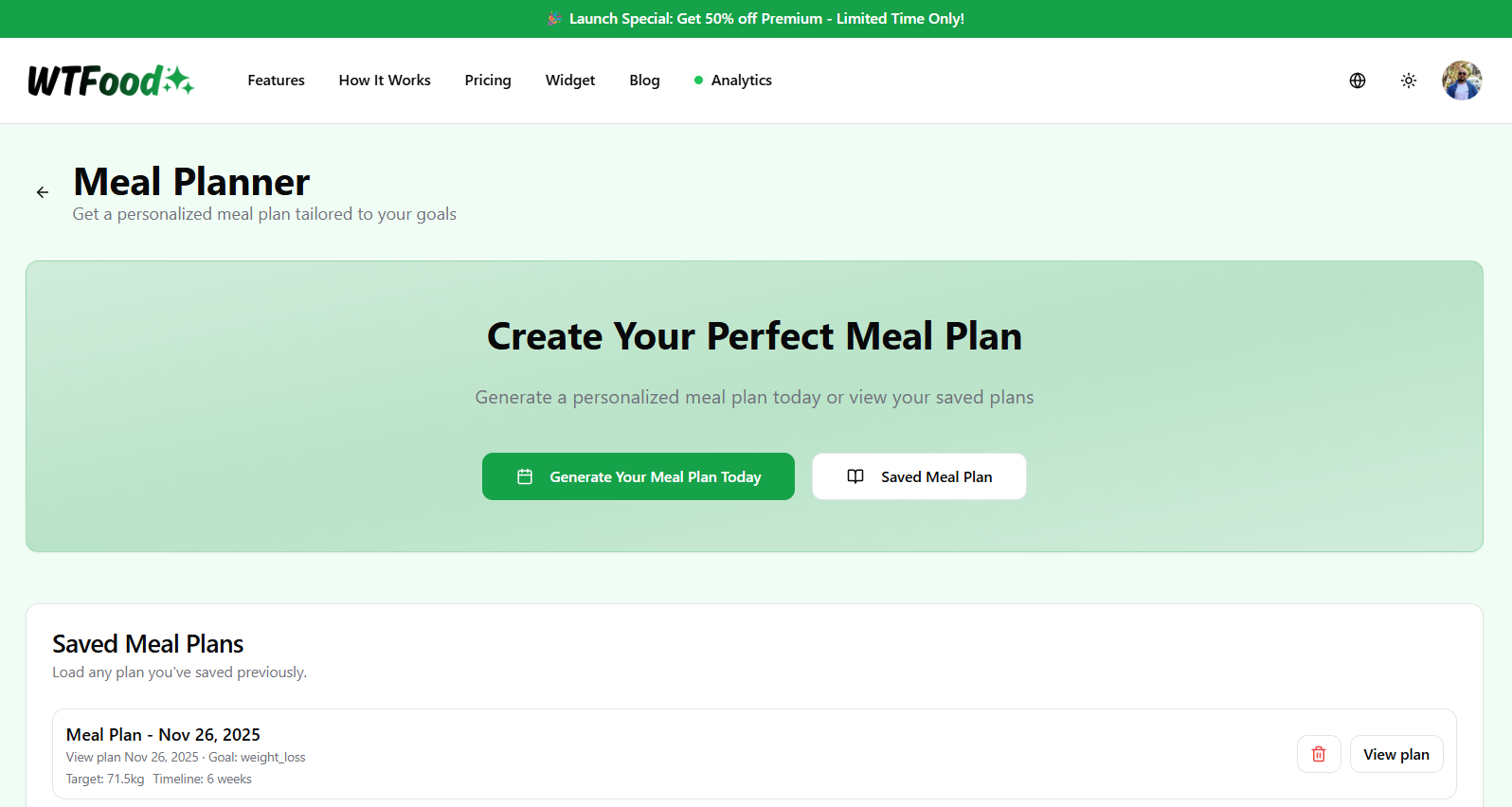What The Food 2.0 - Screenshot 4 showing product features and functionality