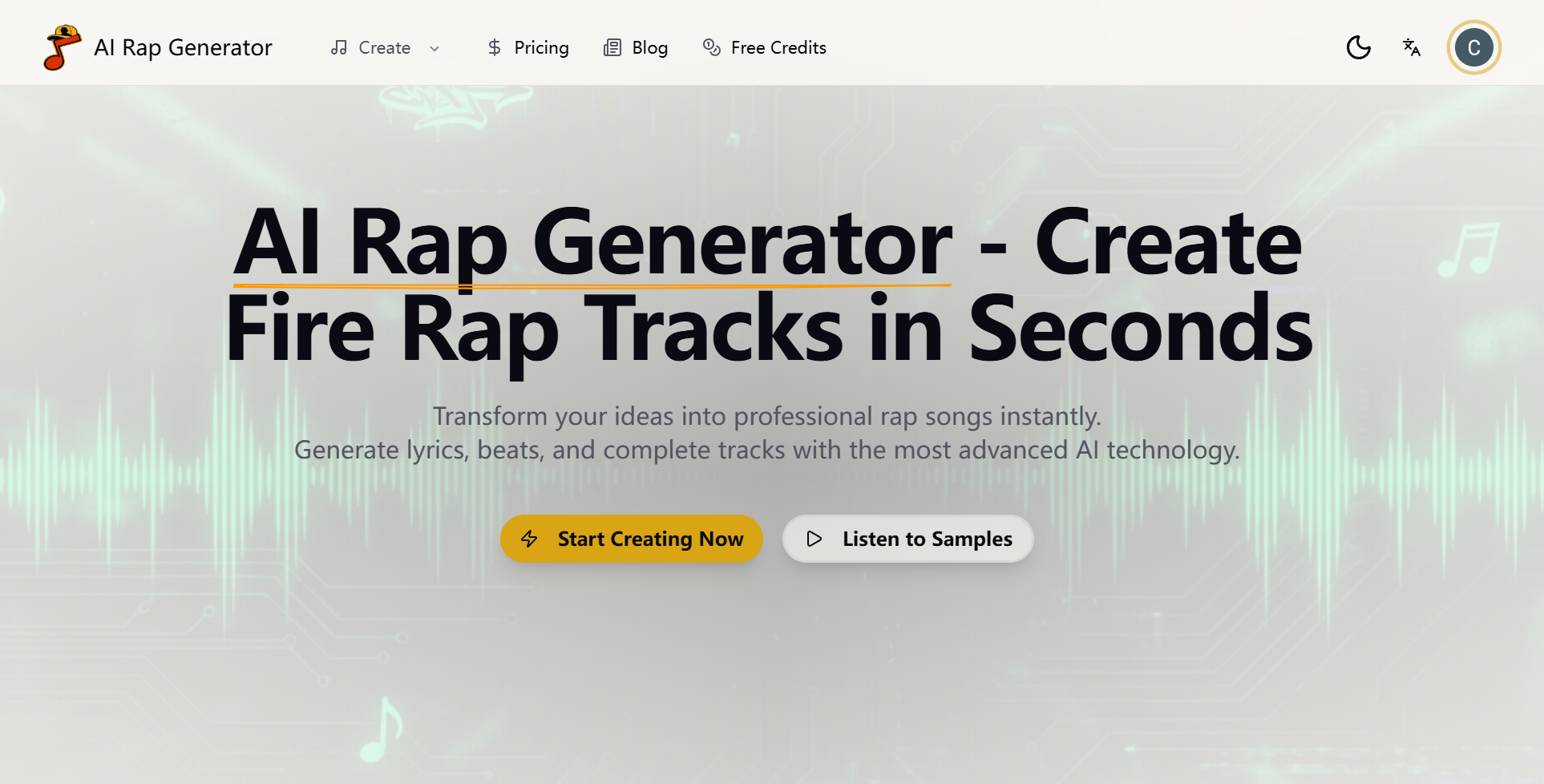 AI Rap Generator gallery image