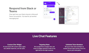 Live Chat for Slack and Microsoft Teams gallery image