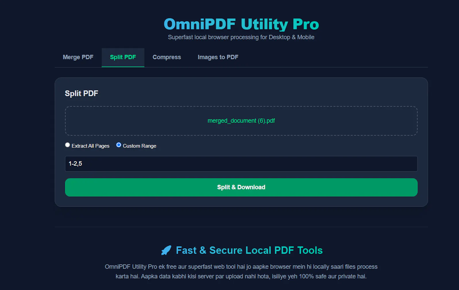 OmniPDF Utility Pro screenshot 2
