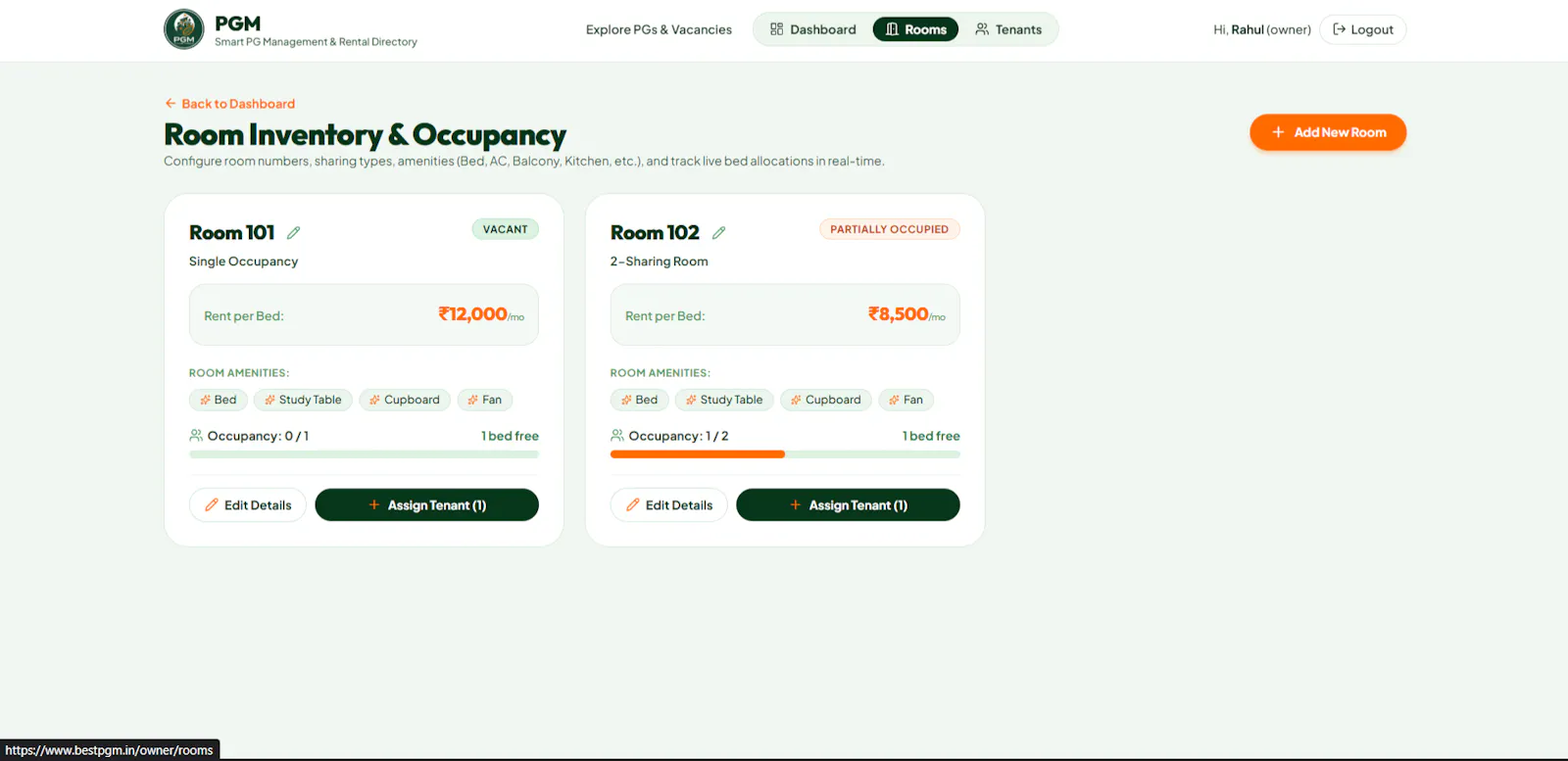 PGM - Smart PG Management screenshot 4