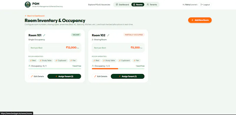 PGM - Smart PG Management screenshot 4