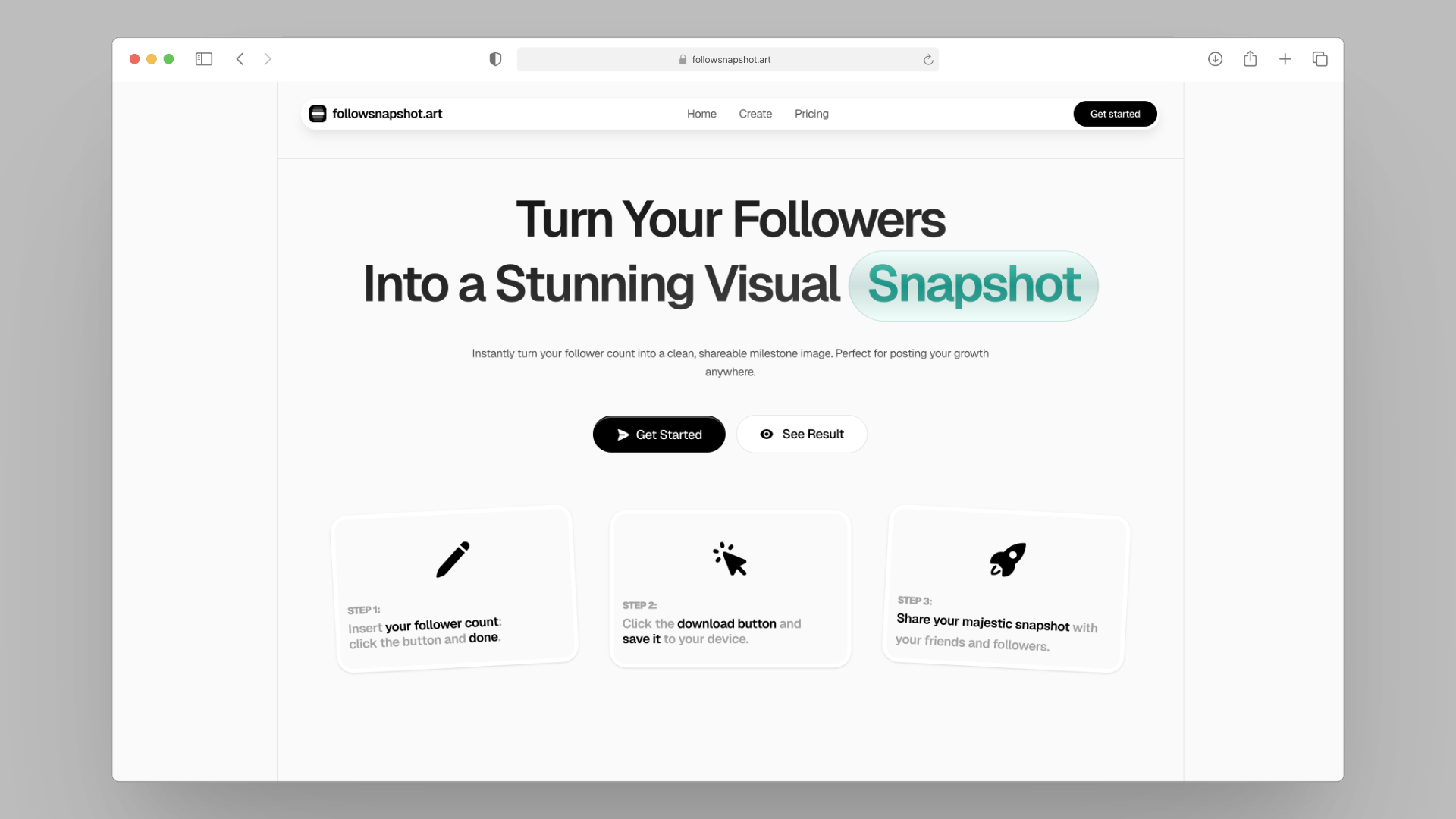 Follower Snapshot gallery image