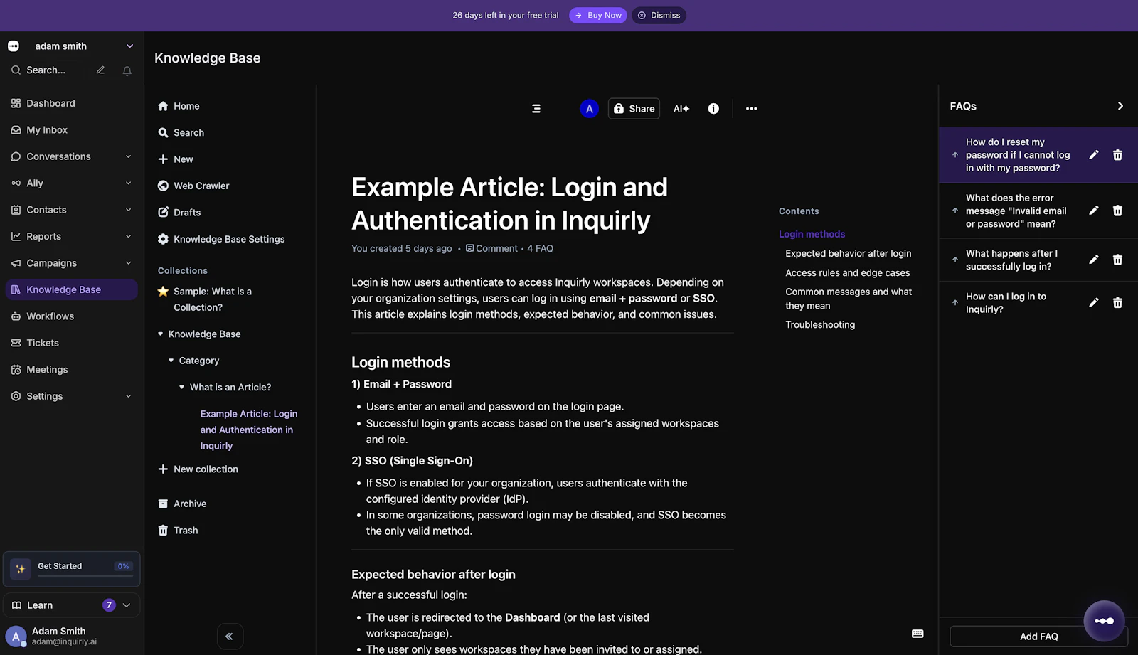 Inquirly screenshot 2