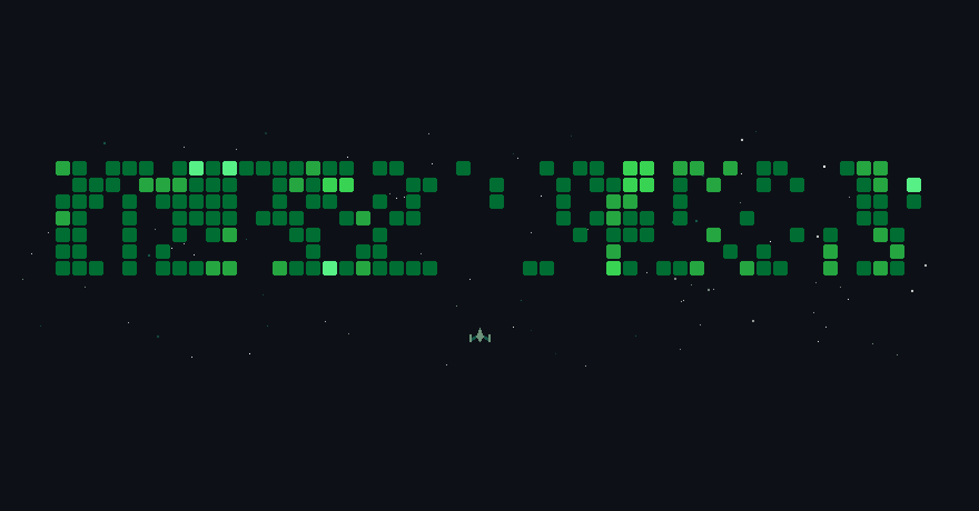 GitHub Space Shooter - Screenshot 2 showing product features and functionality