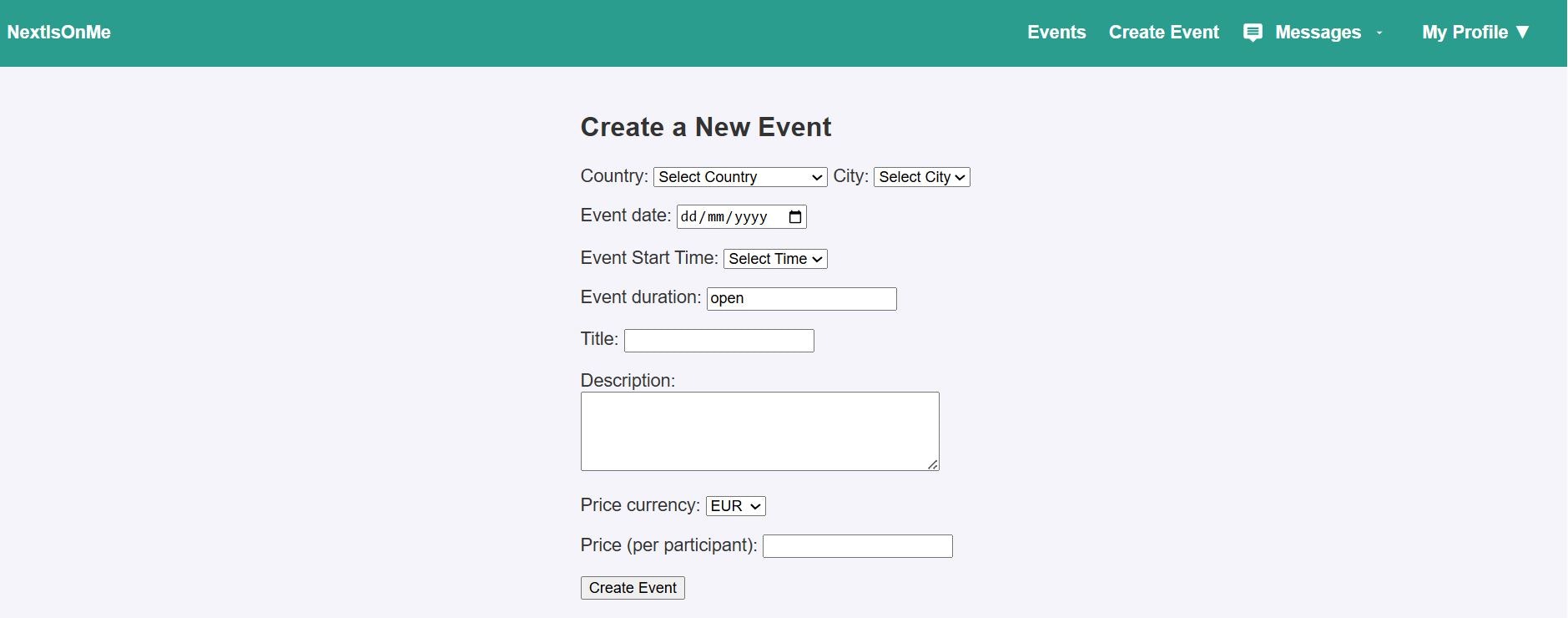 NextIsOnMe - A new event-based social app for casual meetups medya 8