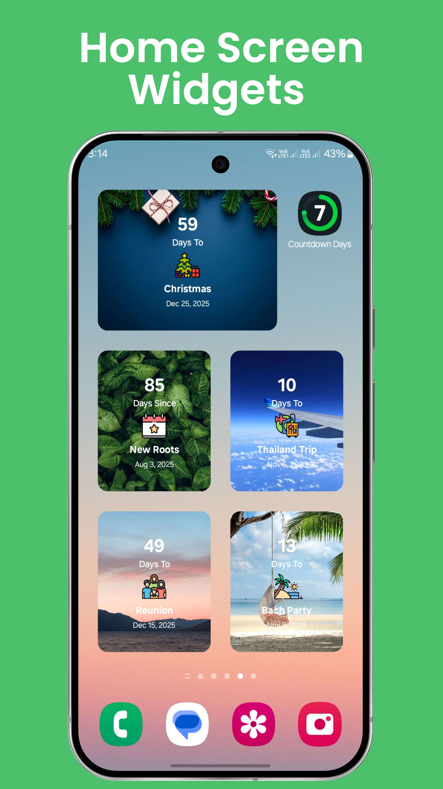 Countdown Days with Widgets - Screenshot 2 preview