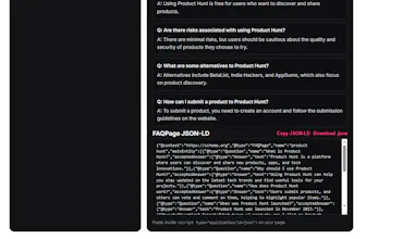 LLM Optimized FAQ Generator (AI SEO) gallery image