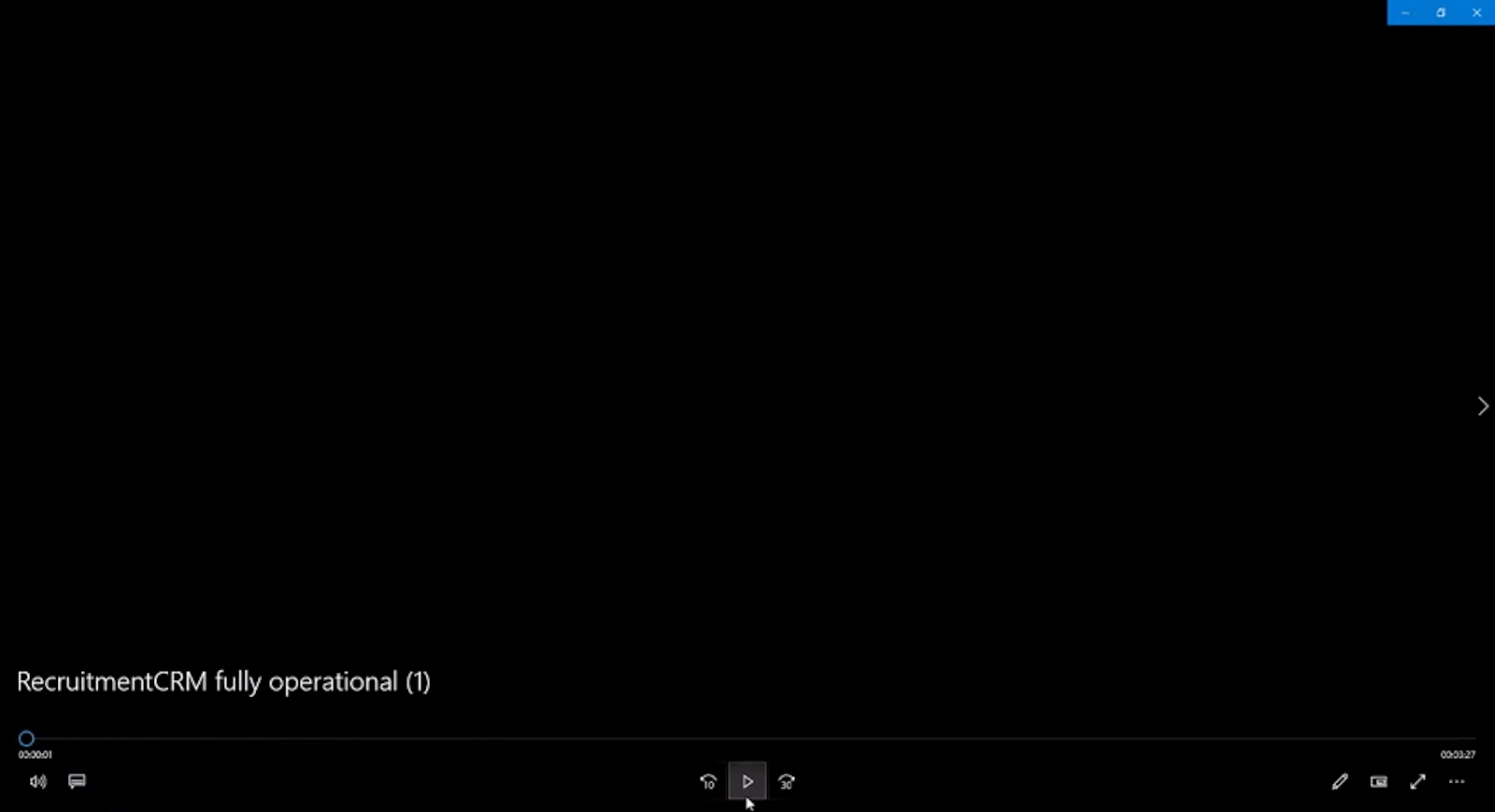 RecruitmentCRM screenshot 1 (video preview)