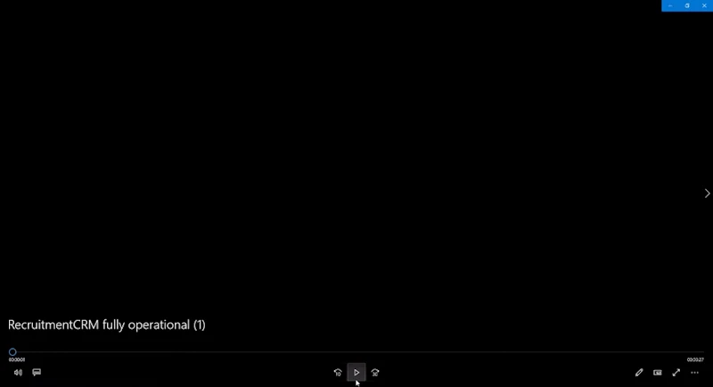 RecruitmentCRM screenshot 1 (video preview)
